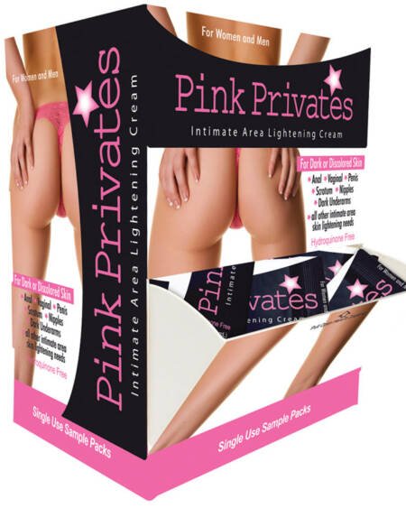 Pink Privates Lightening Cream Foil Display of 50