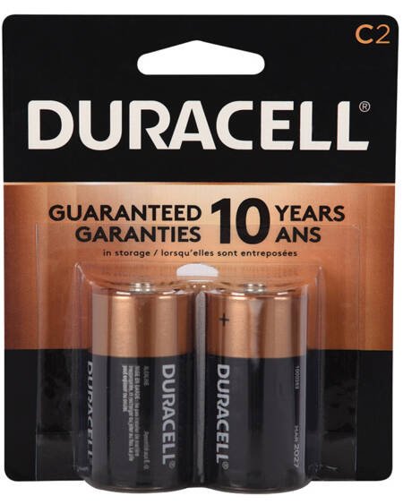 Duracell Batteries C (2 Pack)