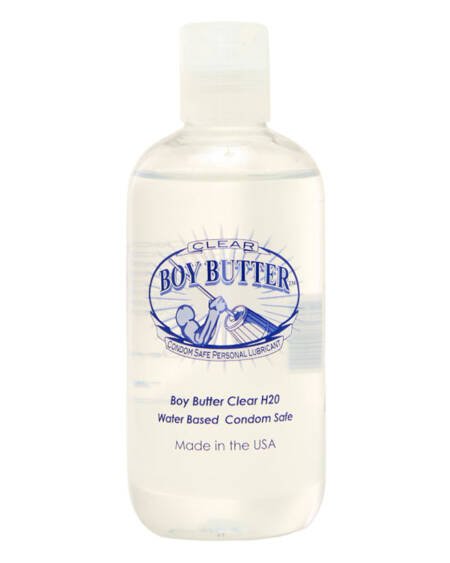 Boy Butter Clear Bottle 8oz