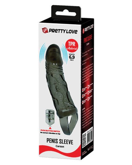 Pretty Love Carson Penis Sleeve-Black