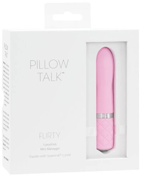Pillow Talk Flirty Mini Massager-Pink 4.25