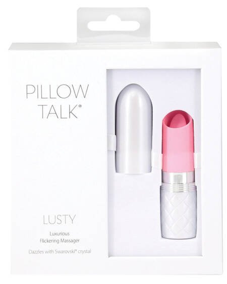 Pillow Talk Lusty Flickering Massager-Pink