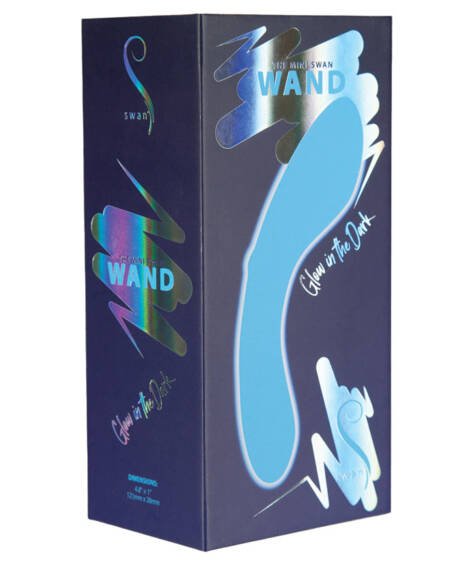 BMS The Mini Swan Wand Glow in the Dark-Blue