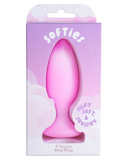 Softies Dual Layer Anal Plug-Pink