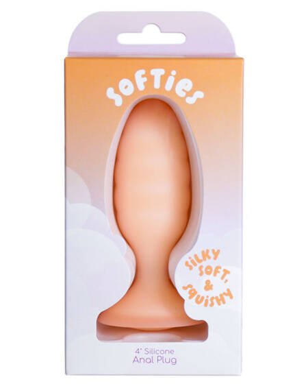 Softies Dual Layer Anal Plug-Orange