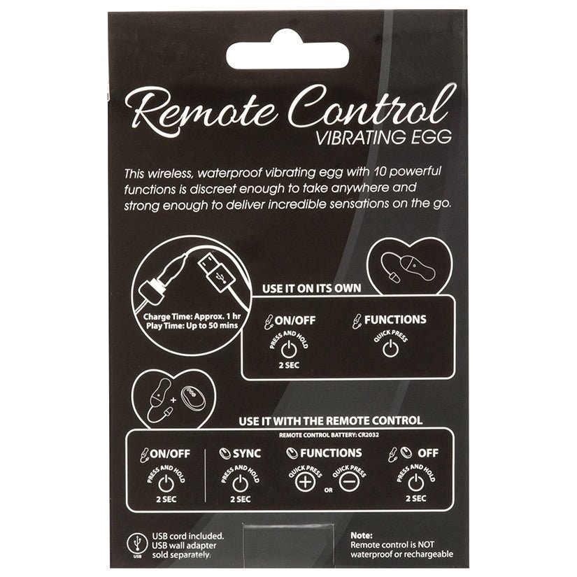 Remote Control Vibrating Egg-Purple - Image 3