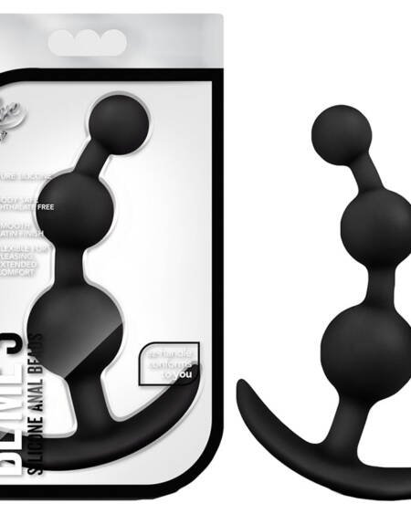 Luxe Be Me 3 Anal Plug-Black