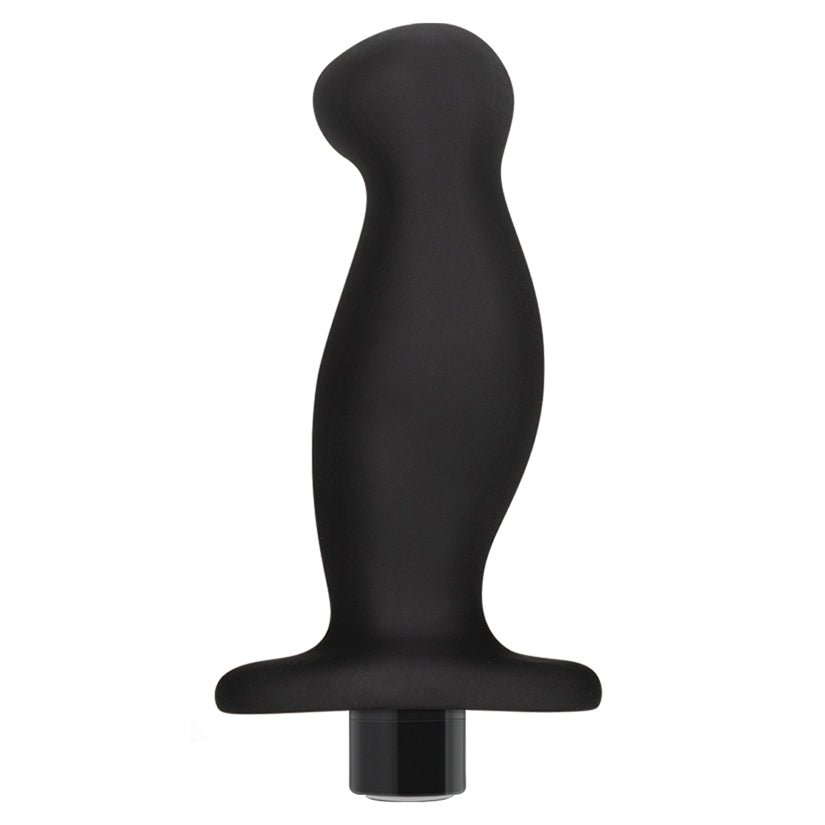 Anal Adventures Platinum Silicone Vibrating Prostate Massager 02 -Black - Image 2