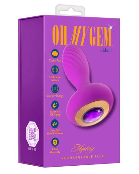 Oh My Gem Charm Plug-Amethyst
