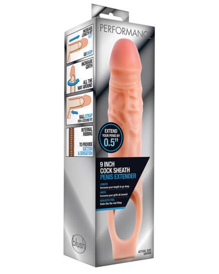 Performance Sheath Penis Extender-Vanilla 9