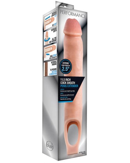 Performance Sheath Penis Extender-Vanilla 11.5
