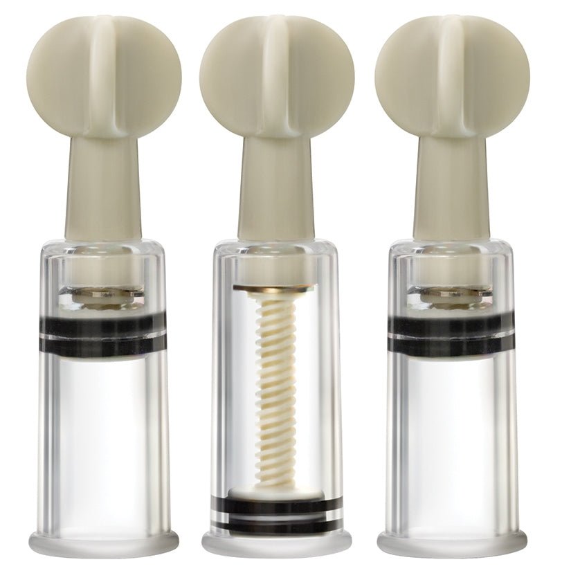 Temptasia Clit And Nipple Twist Suckers-Clear Set of 3 - Image 2