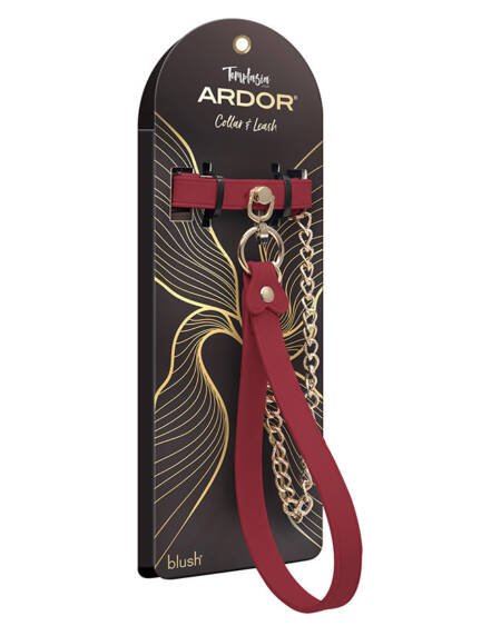Temptasia Ardor Collar & Leash-Red