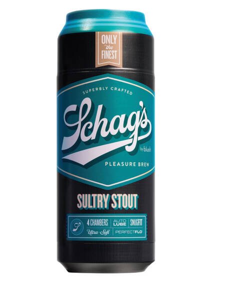Schag's Beer Can Stroker Sultry Stout-Frosted