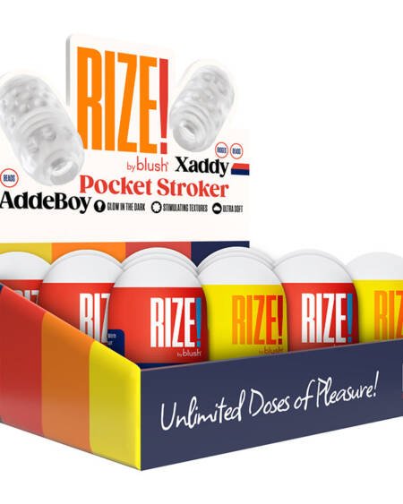Rize The Pill Pocket Stroker Display of 12
