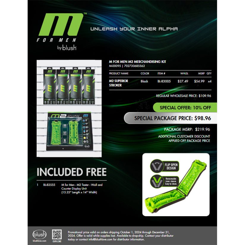 M For Men Merchandising Kit