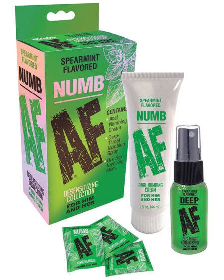 Numb AF Kit Gel Spray And Mints