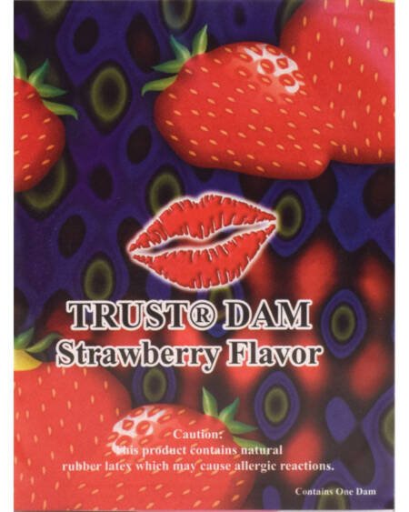 Dental Dam Condom-Strawberry