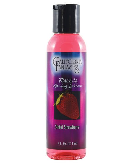Razzels Warming Lube-Sinful Strawberry 4oz