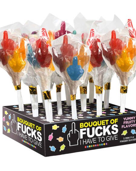 Last Fuck Lollipops Bouquet Display of 12