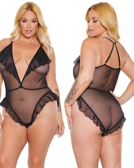 Coquette Teddy-Black O/S X