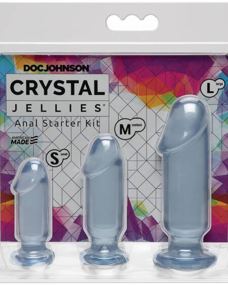 Crystal Jellies Anal Starter Kit-Grey