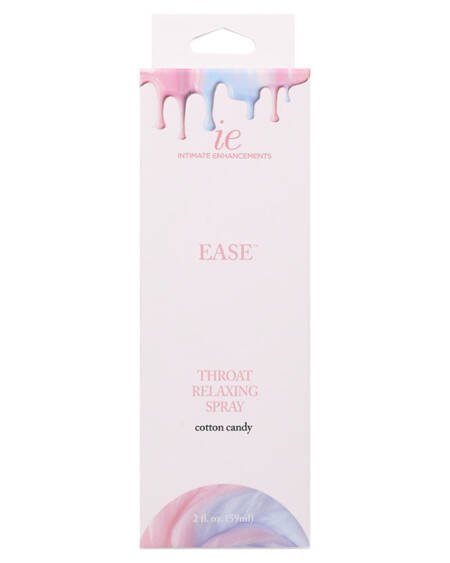 Intimate Enhancements Ease Throat Relaxing Spray-Cotton Candy 2oz