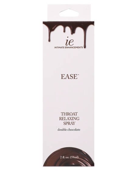Intimate Enhancements Ease Throat Relaxing Spray-Double Chocolate 2oz