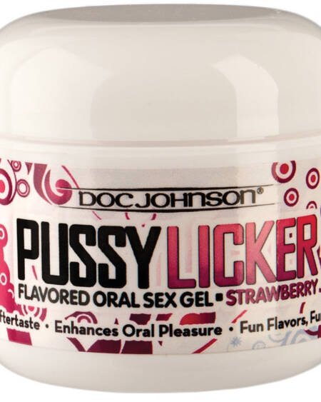 Pussy Licker Oral Sex Gel-Strawberry 2oz (Jar)