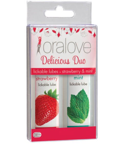 Oralove Delicious Duo Lube-Strawberry & Mint