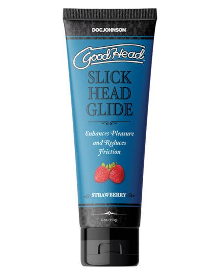GoodHead Slick Head Glide-Strawberry 4oz Bulk