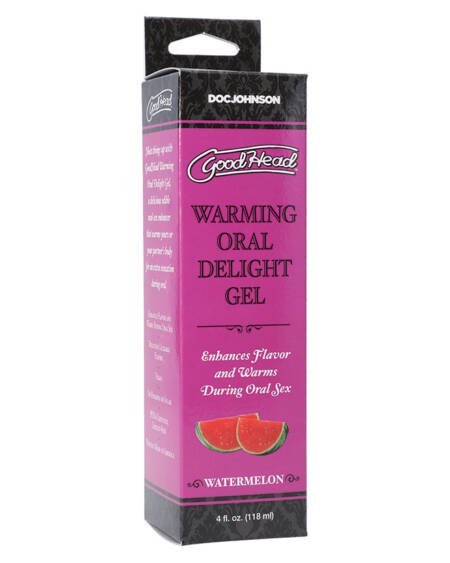 GoodHead Warming Head Oral Delight Gel Watermelon 4oz