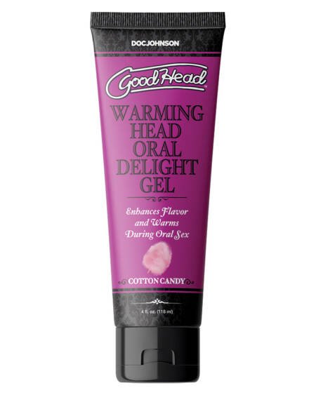 GoodHead Warming Head Oral Delight Gel-Cotton Candy 4oz Bulk