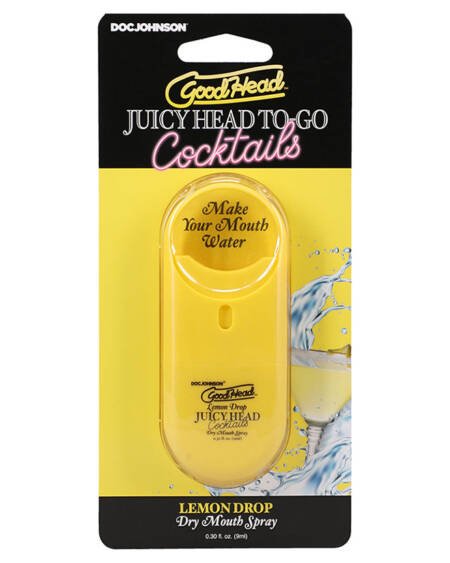 GoodHead Juicy Head Cocktails Dry Mouth Spray To-Go-Lemon Drop