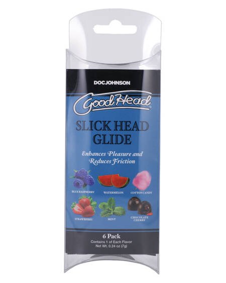 GoodHead Slick Head Glide Pack of 6 0.24oz