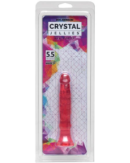 Crystal Jellies Anal Starter-Pink 5.5