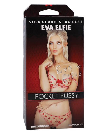 Signature Strokers Eva Elfie ULTRASKYN Pocket Pussy-Vanilla