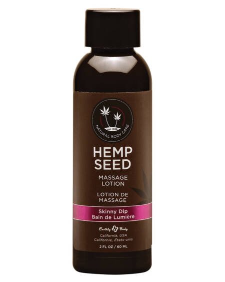 Earthly Body Hemp Seed Massage Lotion-Skinny Dip 2oz