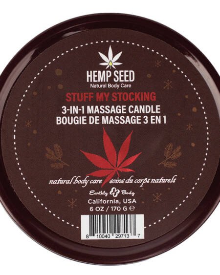 Earthly Body 3-in-1 Massage Candles-Stuff My Stocking 6oz