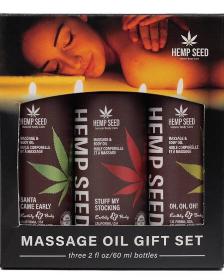 Earthly Body Massage Oil Holiday Gift Set