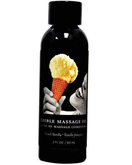 Earthly Body Edible Massage Oil-Vanilla 2oz