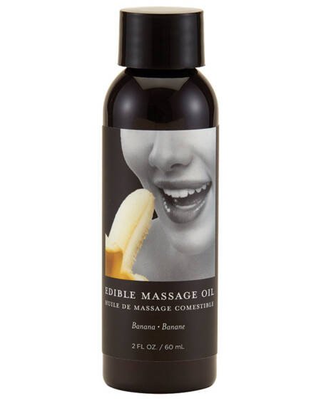 Earthly Body Edible Massage Oil-Banana 2oz