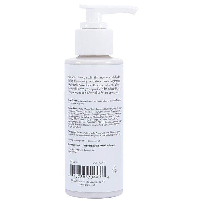 CG Glow Vanilla Cupcake Shimmer Lotion-Silver - Image 2