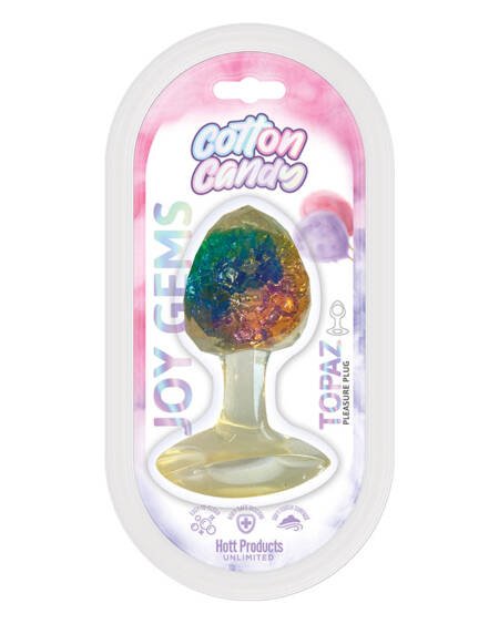 Cotton Candy Joy Gems Topaz Silicone Plug