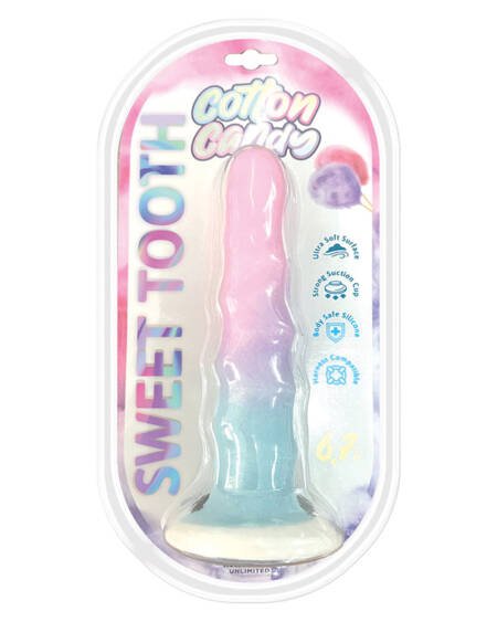 Cotton Candy Dildo-Sweet Tooth 6.7