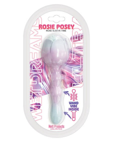 Wet Dreams Rosie Posey Rose Shape Vibe With Inner Wand