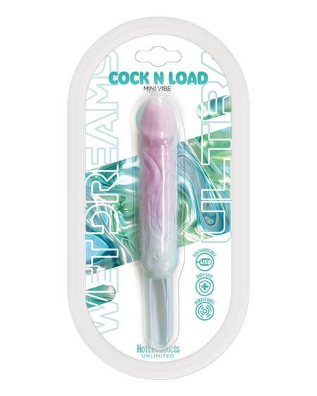 Wet Dreams Cock N Load Penis Shape Vibrating Cock Ring