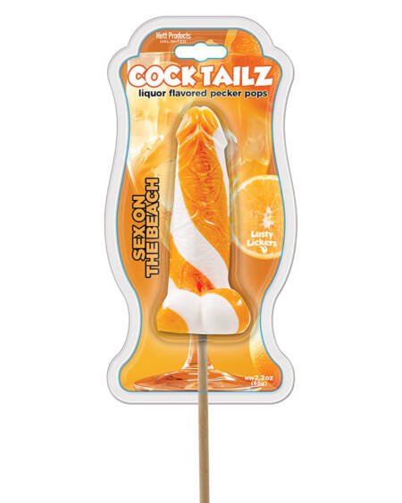 Cocktailz Liquor Flavored Pecker Pops Sex On The Beach