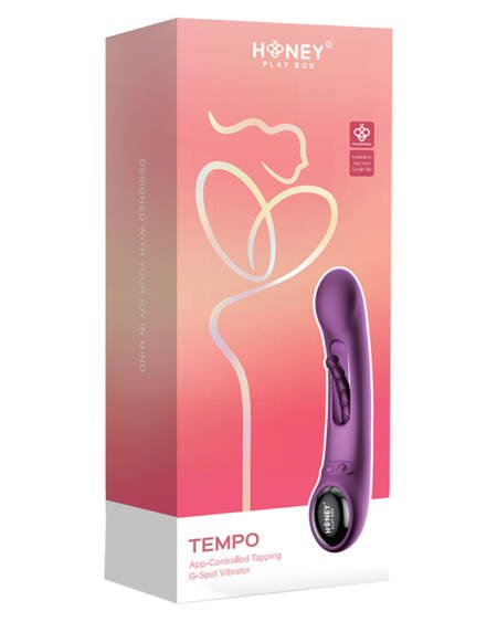 Honey Play Box Tempo Pressure Sensing G-Spot Vibrator-Purple