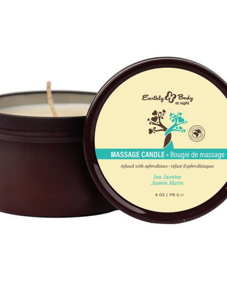 Earthly Body at Night Aphrodisiac Collection Candle-Sea Jasmine 6oz